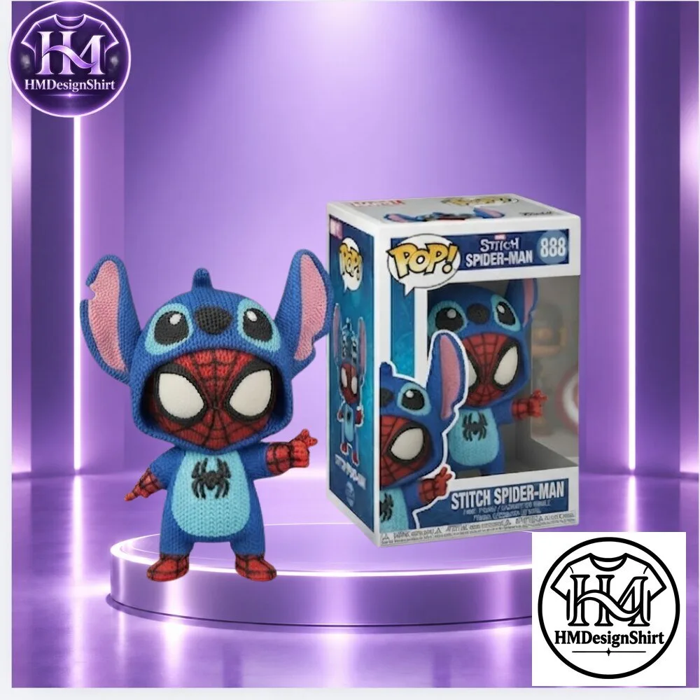 Funko Pop Stitch Spider-Man Vinyl Figure 888 2026
