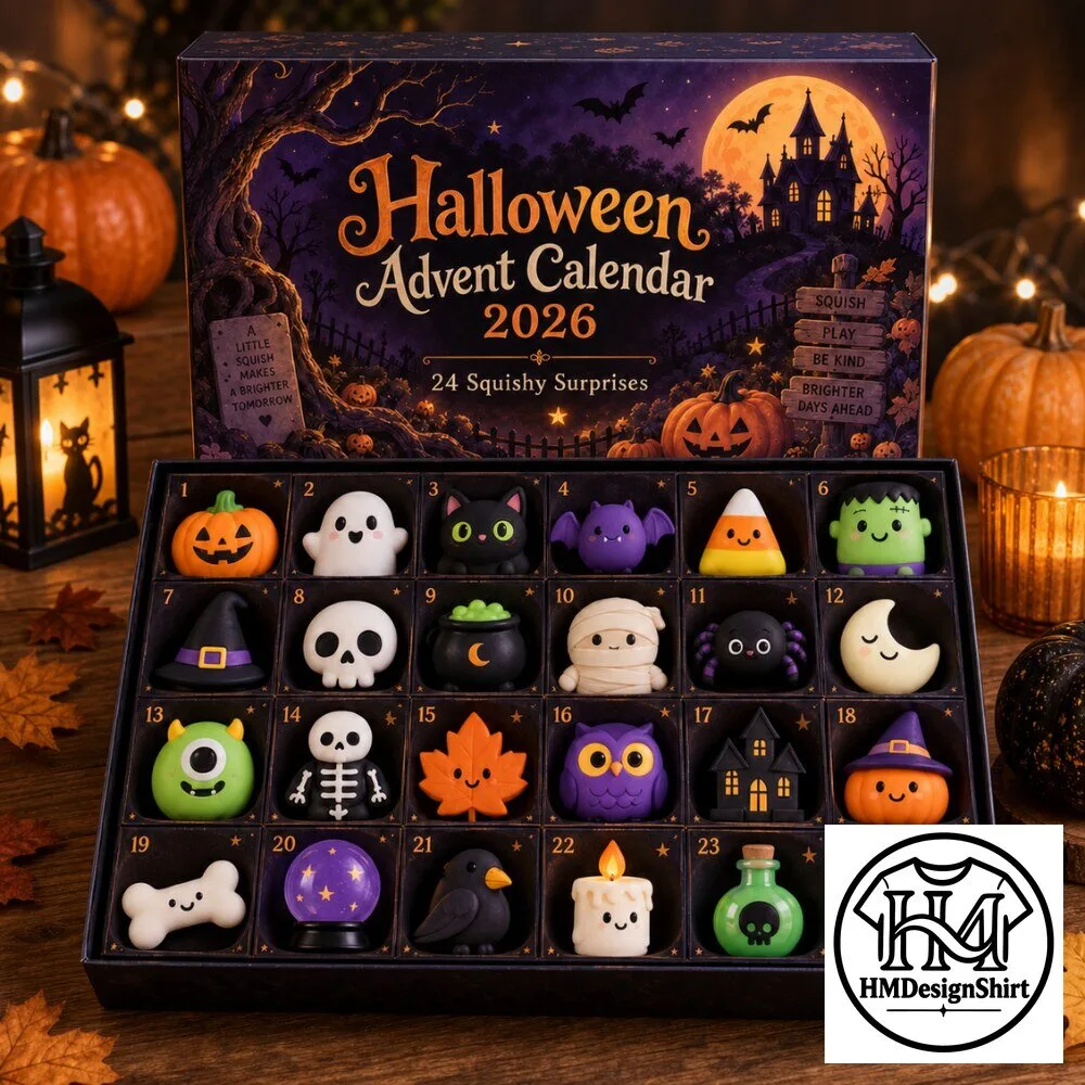 Halloween Advent Calendar 2026 24 Squishy Surprises Toy Set 9 Halloween Advent Calendar 2026 24 Squishy Surprises Toy Set