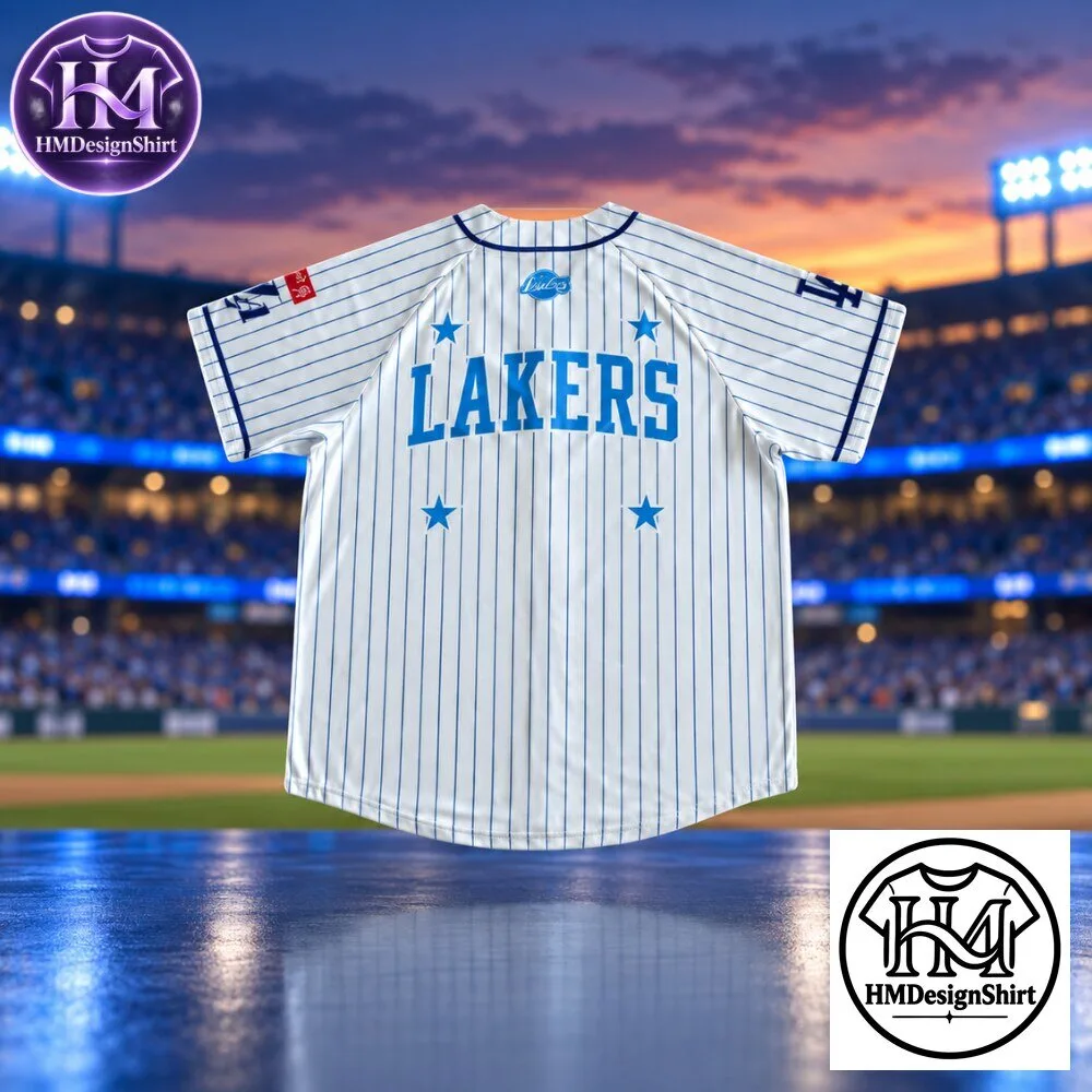 Los Angeles Lakers x Dodgers Baseball Jersey 2026 - HM Design