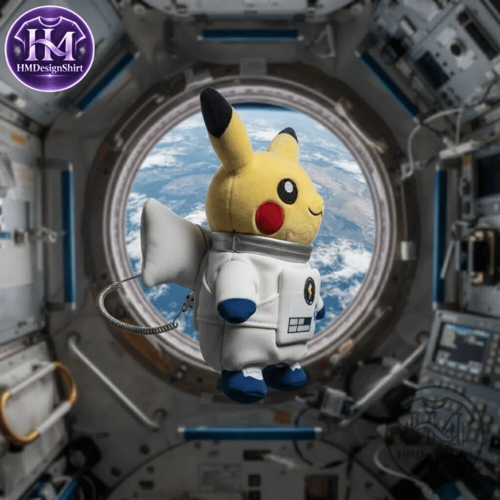 Pokemon x ESA International Space Station Pikachu On Space Special Edition Plush Toy 11 Pokemon x ESA International Space Station Pikachu On Space Special Edition Plush Toy