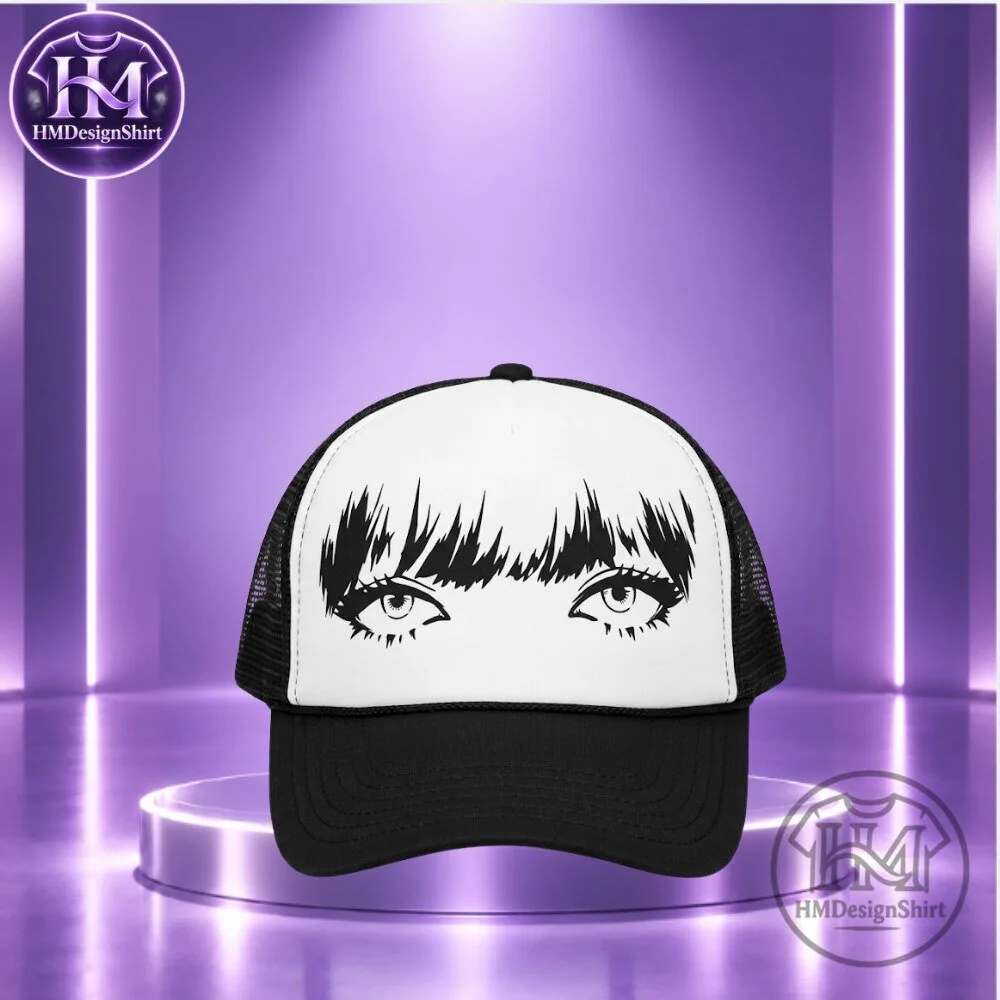 manga or anime Anime Eyes Graphic Trucker Hat 2026