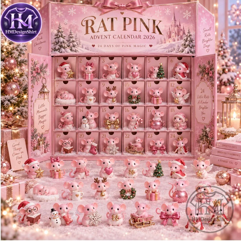 Rat Pink Advent Calendar 2026 24 Days of Pink Magic