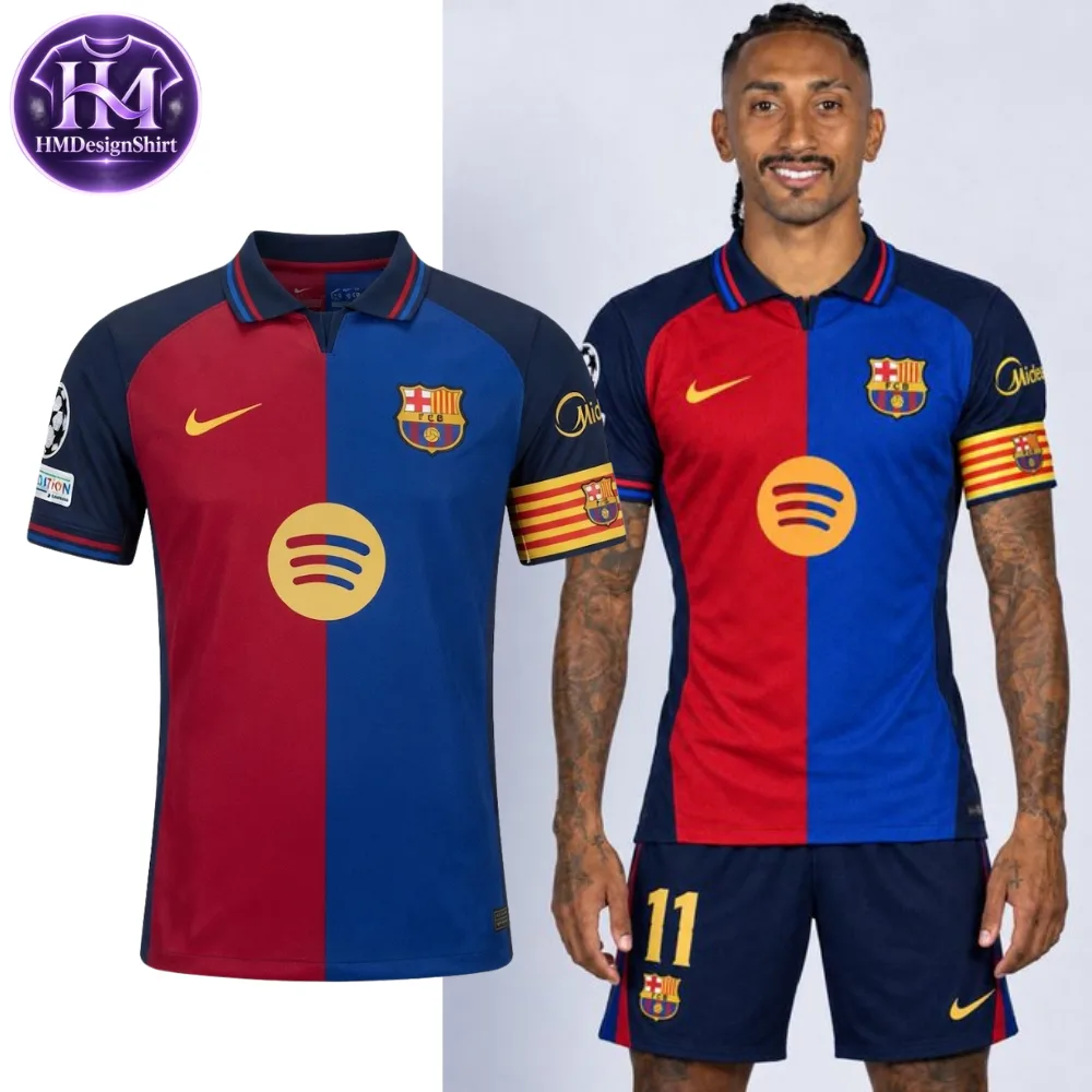 3 FC Barcelona Raphinha #11 Home Jersey 2026 27 — image 2