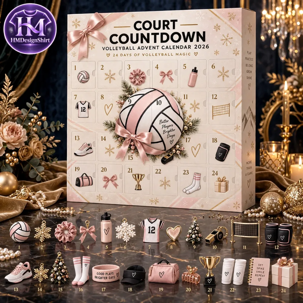 3 Court Countdown Volleyball Advent Calendar 2026 featuring 24 days — image 2