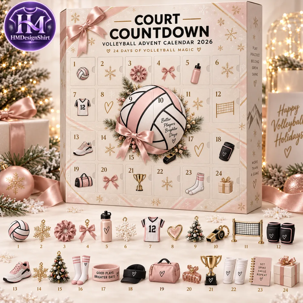 5 Court Countdown Volleyball Advent Calendar 2026 featuring 24 days — image 4