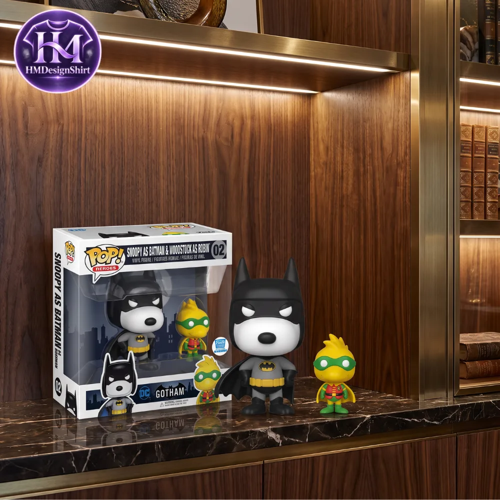 8 Funko Pop! Heros Gotham Snoopy as Batman & Woodstock as Robin Figure 2026 — image 3