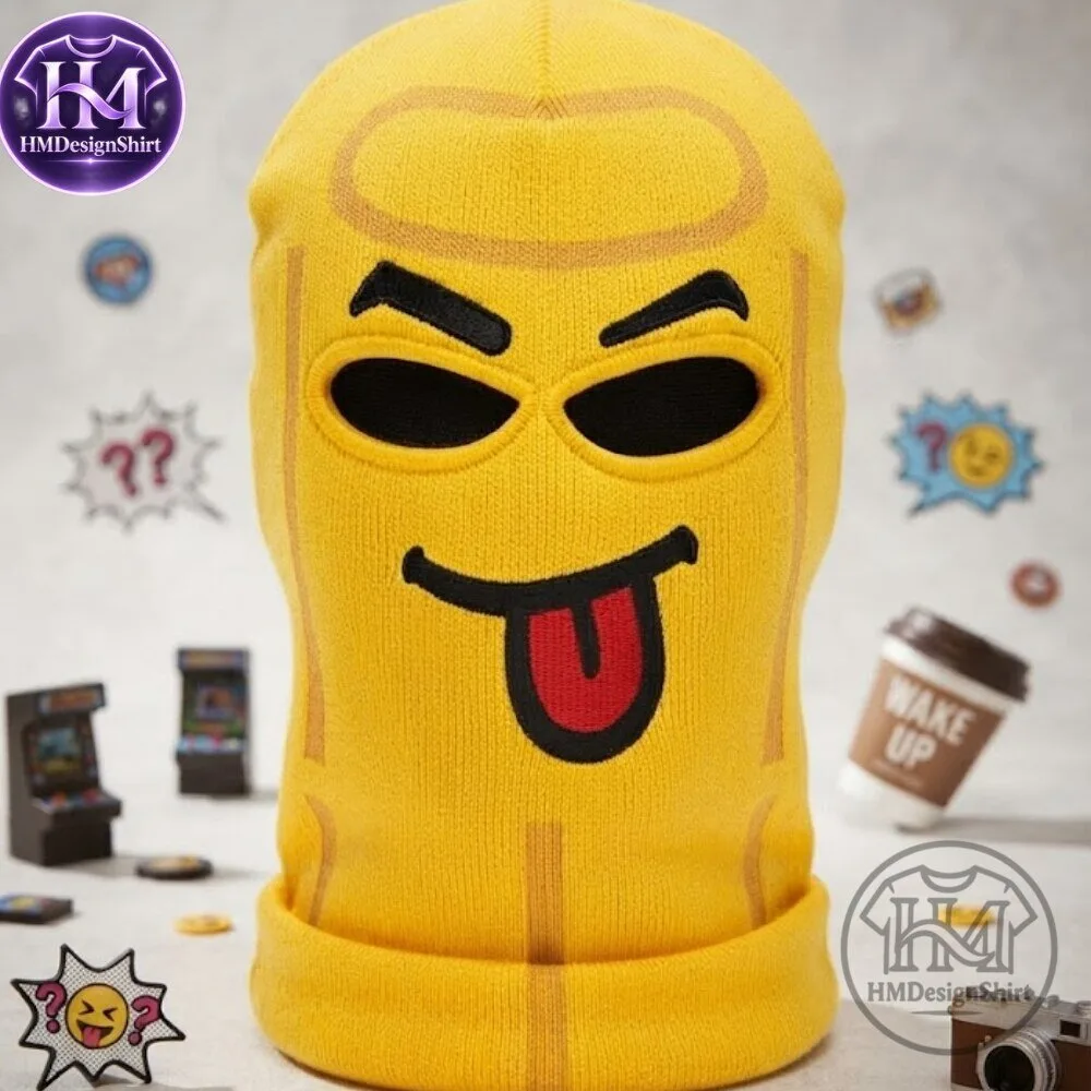 Funny Yellow Emoji Tongue Out Ski Mask Balaclava 2026 15 Funny Yellow Emoji Tongue Out Ski Mask Balaclava 2026