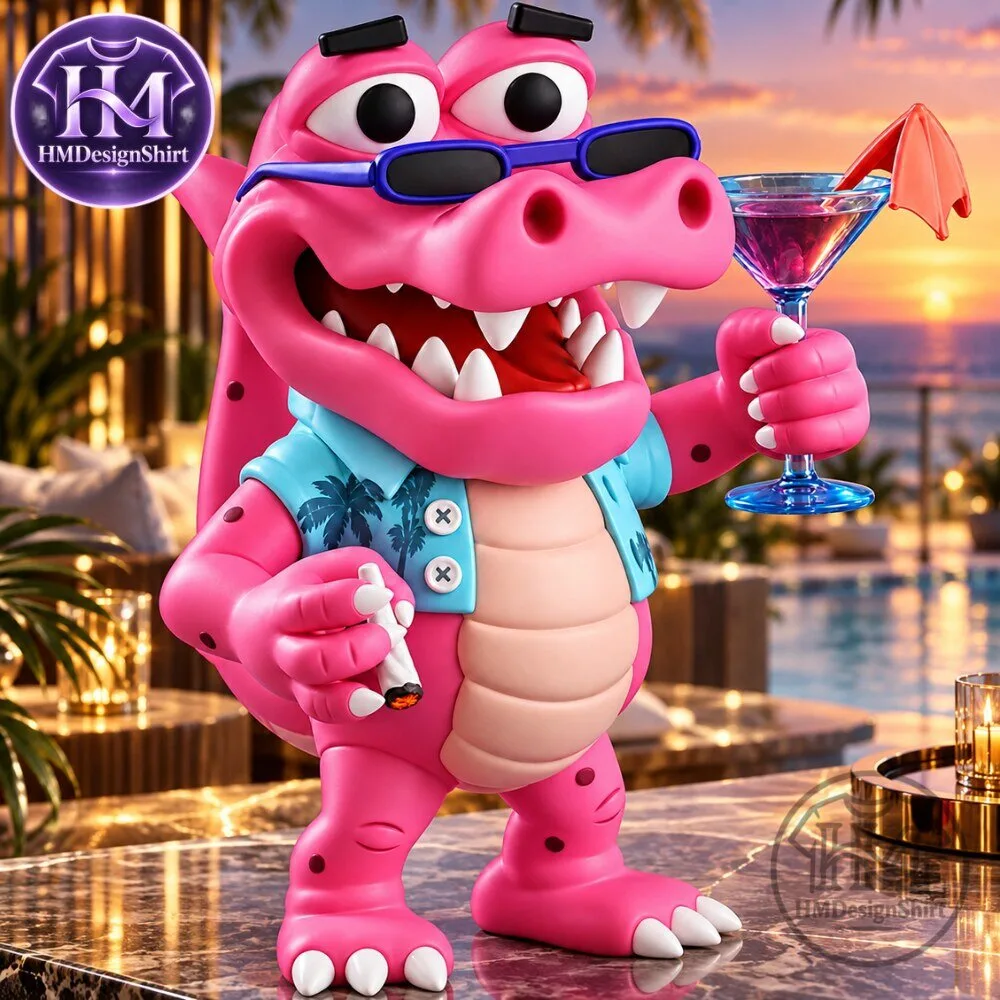 Cool Pink Crocodile Beach Vacation Vinyl Figure 2026 10 Cool Pink Crocodile Beach Vacation Vinyl Figure 2026