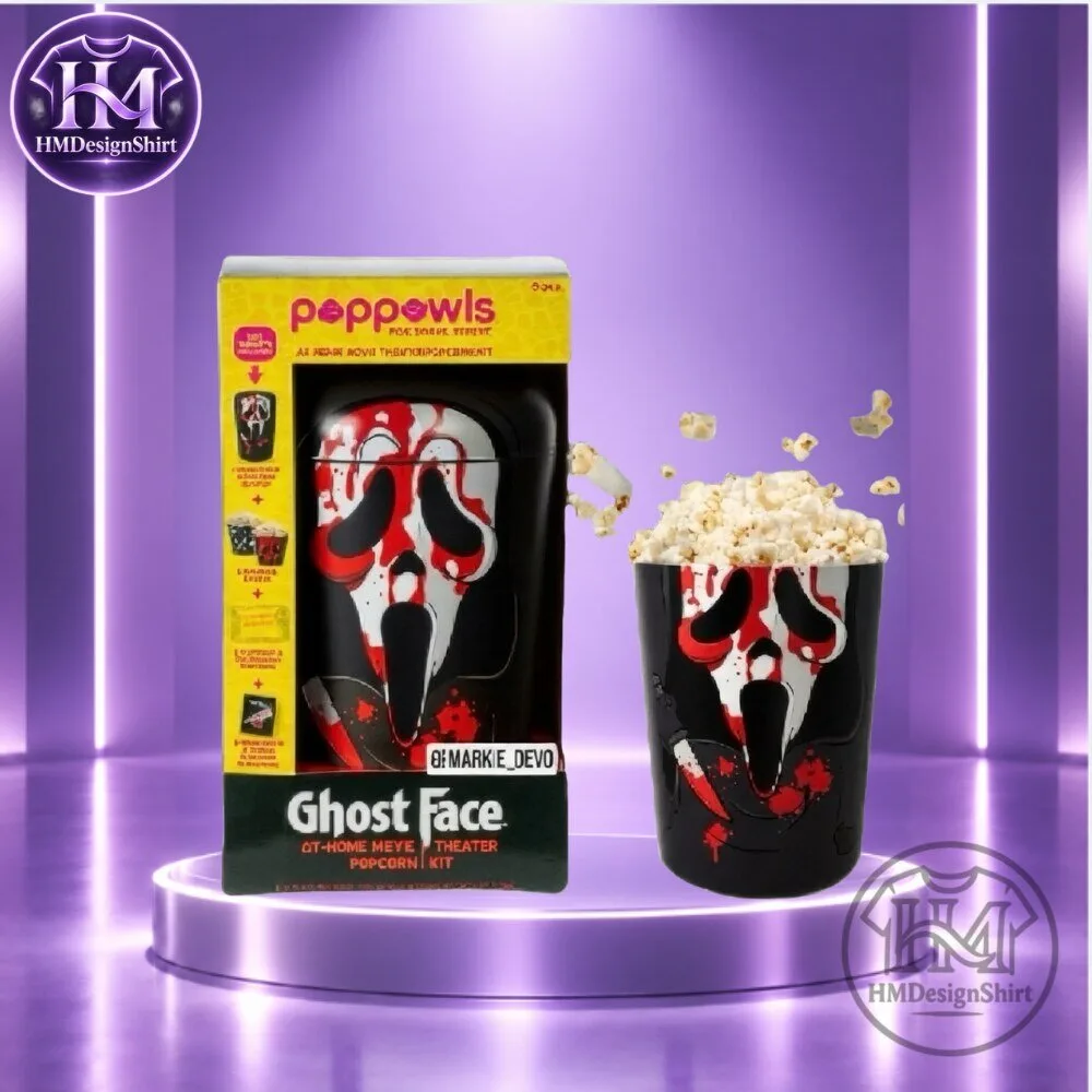 Ghost Face At Home Theater Popcorn Bucket Kit 2026