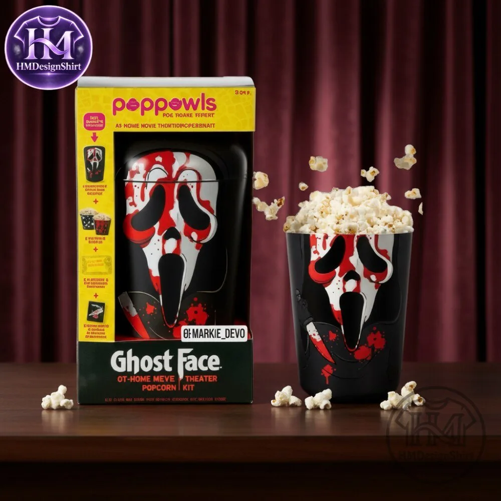 Ghost Face At Home Theater Popcorn Bucket Kit 2026 10 Ghost Face At Home Theater Popcorn Bucket Kit 2026
