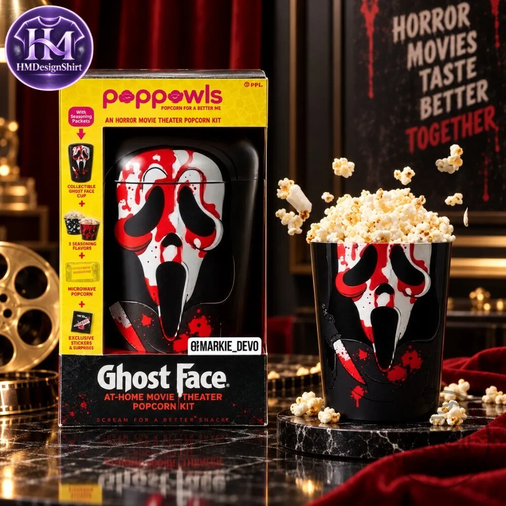 Ghost Face At Home Theater Popcorn Bucket Kit 2026 11 Ghost Face At Home Theater Popcorn Bucket Kit 2026