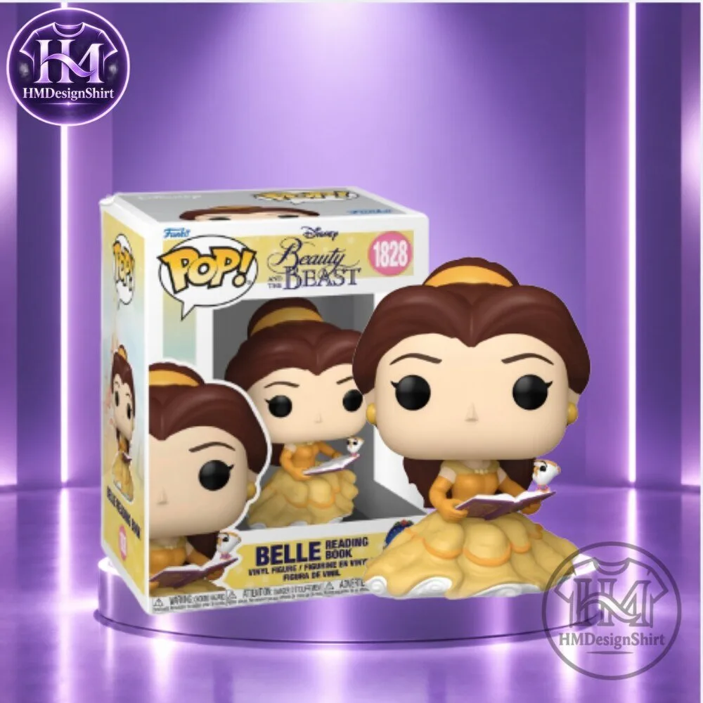 Funko Pop Disney Beauty and the Beast Belle Reading Book 1828 Vinyl Figure