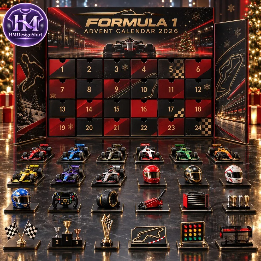 Formula 1 Themed 24 day Christmas Advent Calendar 2026