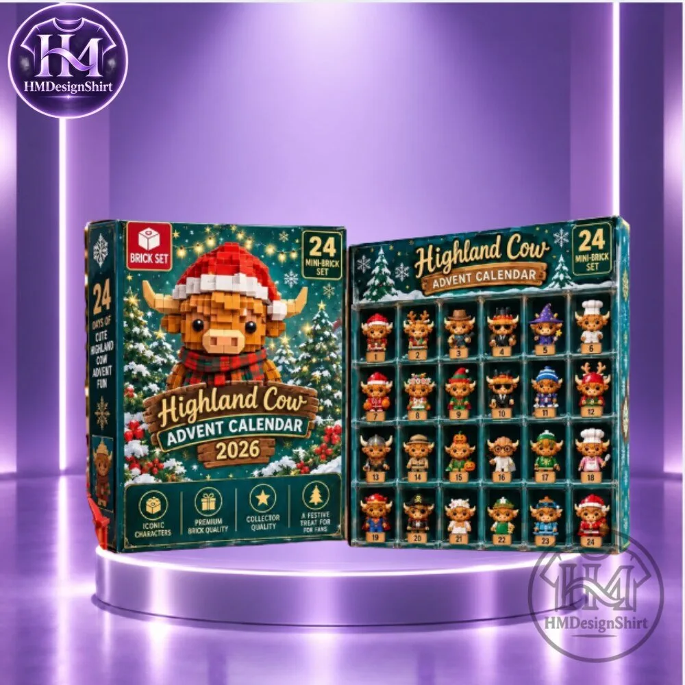 Highland Cow 24 Mini-Brick Set Advent Calendar 2026