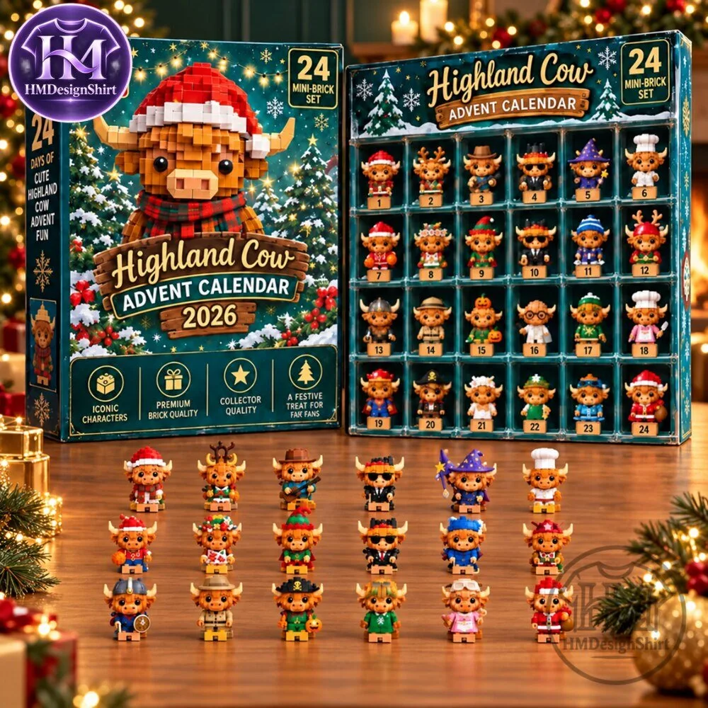 Highland Cow 24 Mini-Brick Set Advent Calendar 2026 9 Highland Cow 24 Mini-Brick Set Advent Calendar 2026