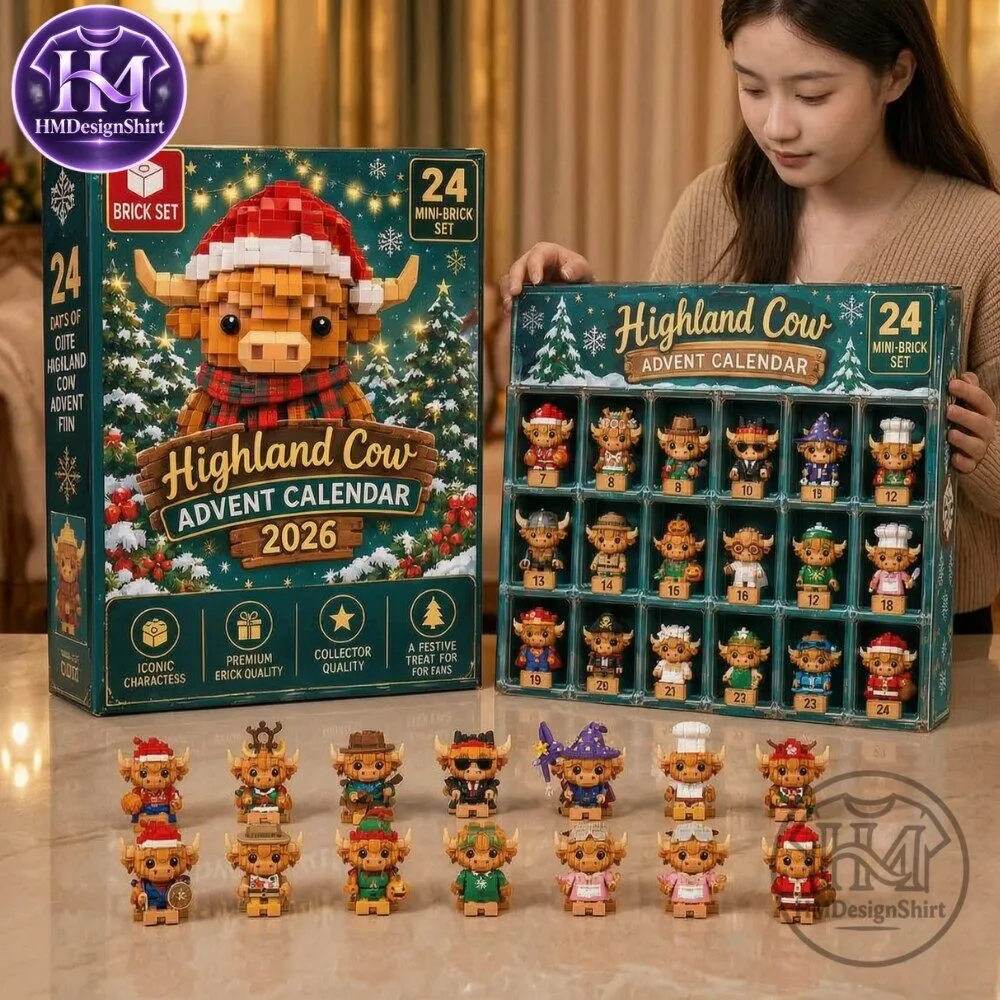 Highland Cow 24 Mini-Brick Set Advent Calendar 2026 10 Highland Cow 24 Mini-Brick Set Advent Calendar 2026