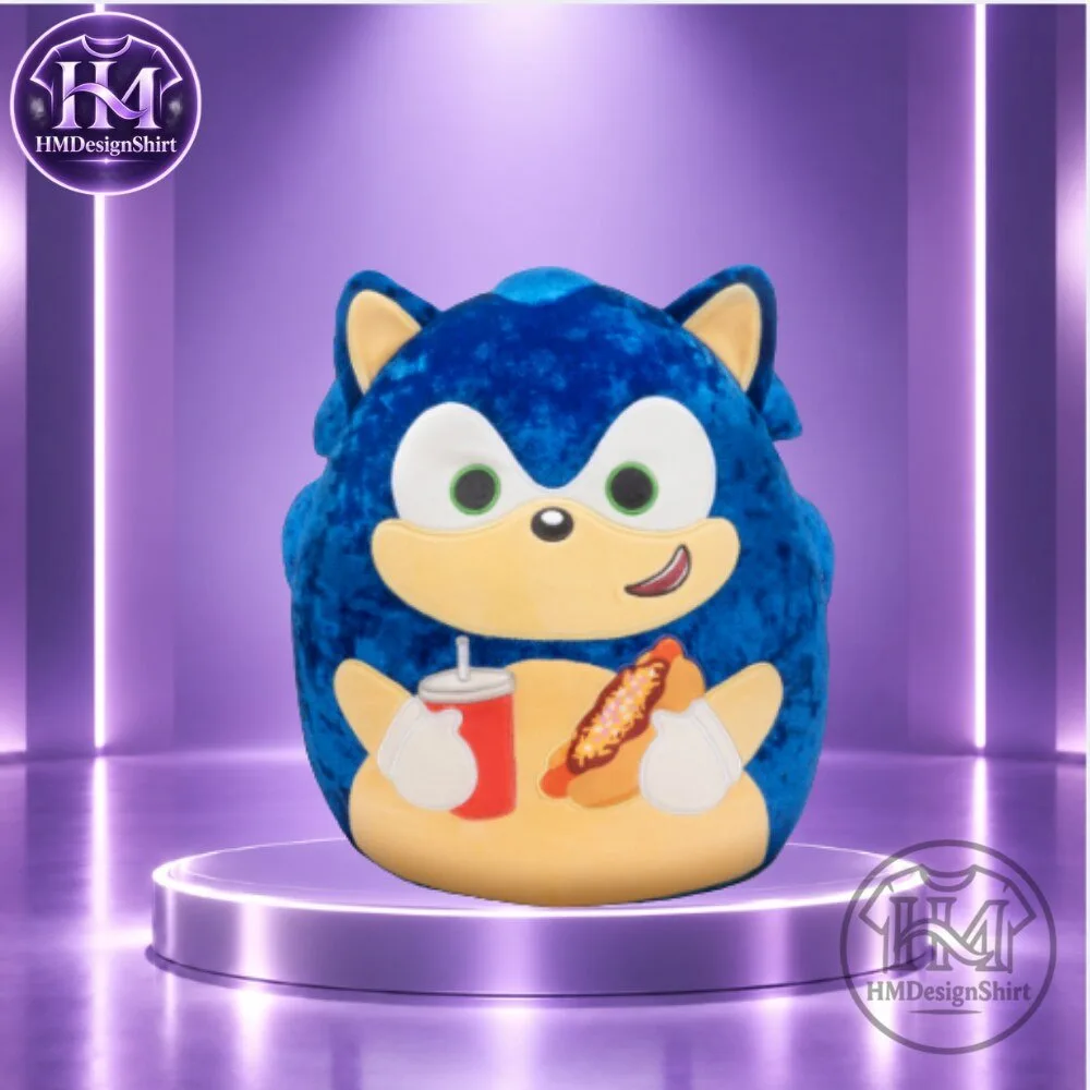 Sonic the Hedgehog Eating Chili Dog Plush Toy 2026