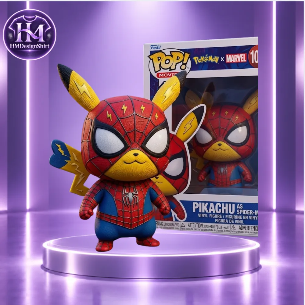 Funko Pop Pokemon x Marvel Pikachu as Spider Man Vinyl Figure 2026 8 Plush Blueberry Keychain And Bag Charm 2026 — image 9