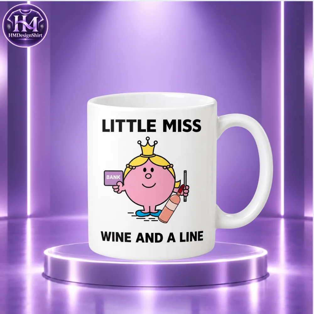 Little Miss Wine And A Line Ceramic Coffee Mug 2026