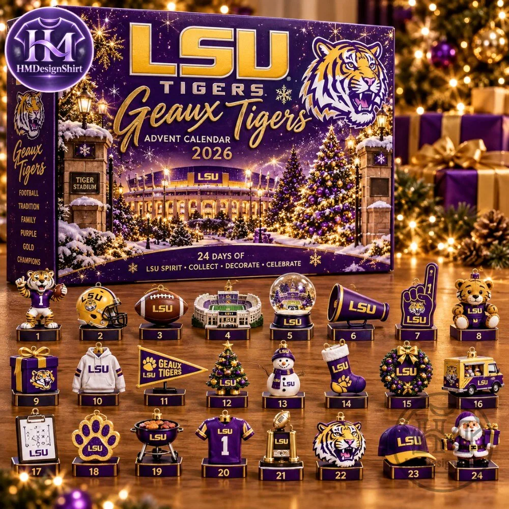 LSU Tigers Geaux Tigers Advent Calendar 2026