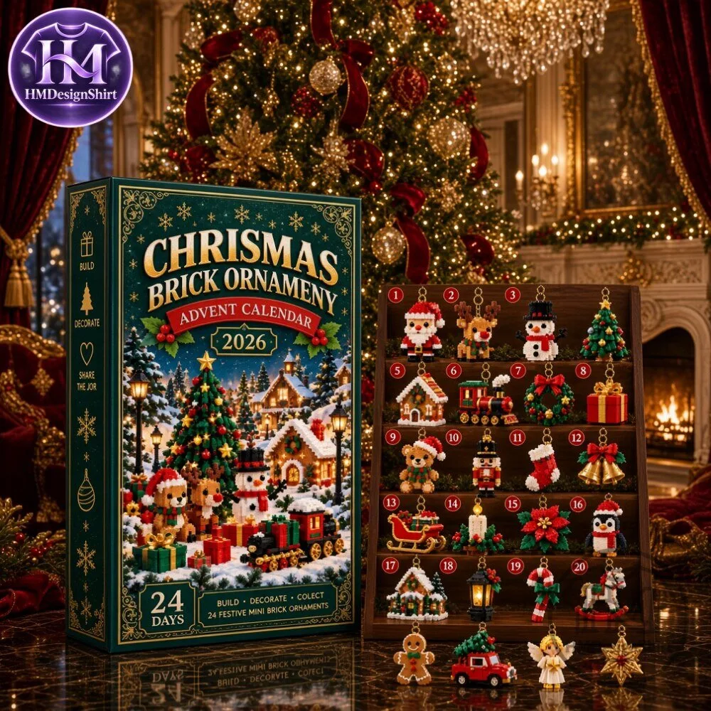 Mini Christmas Brick Ornament Advent Calendar 2026 Special 9 Mini Christmas Brick Ornament Advent Calendar 2026 Special