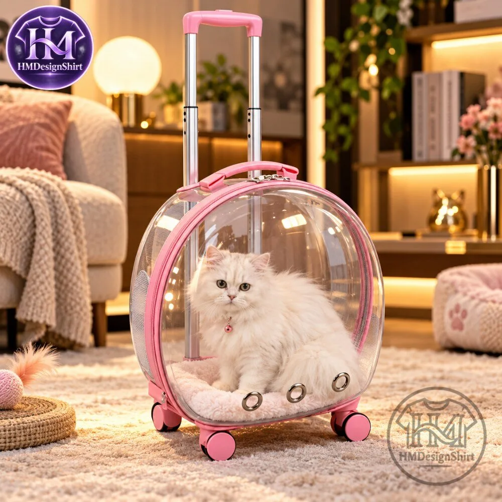 Transparent Rolling Pet Carrier 2026 10 Transparent Rolling Pet Carrier 2026