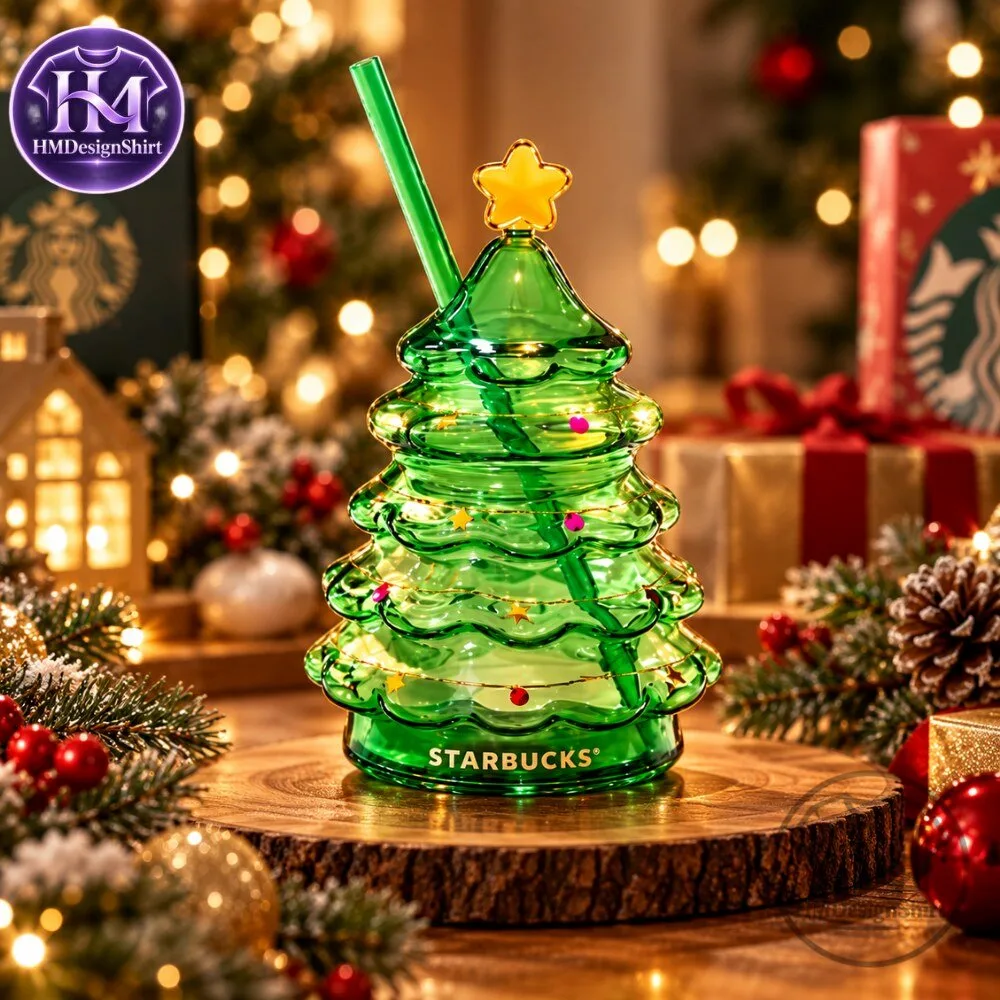 Starbucks Glass Christmas Tree Cold Cup 11 Starbucks Glass Christmas Tree Cold Cup