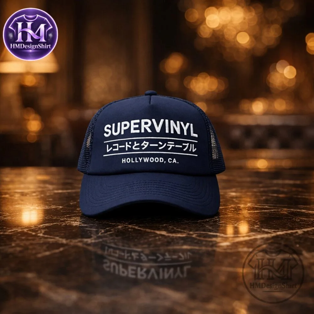Japanese Embroidered Trucker hat from SUPERVINYL 2026 9 Japanese Embroidered Trucker hat from SUPERVINYL 2026