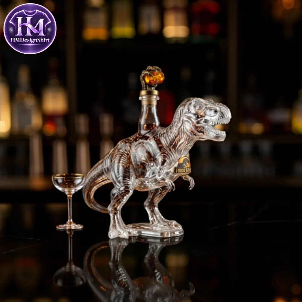 Jurassic World T-Rex Glass Decanter Whiskey Bottle 2026 10 Jurassic World T-Rex Glass Decanter Whiskey Bottle 2026