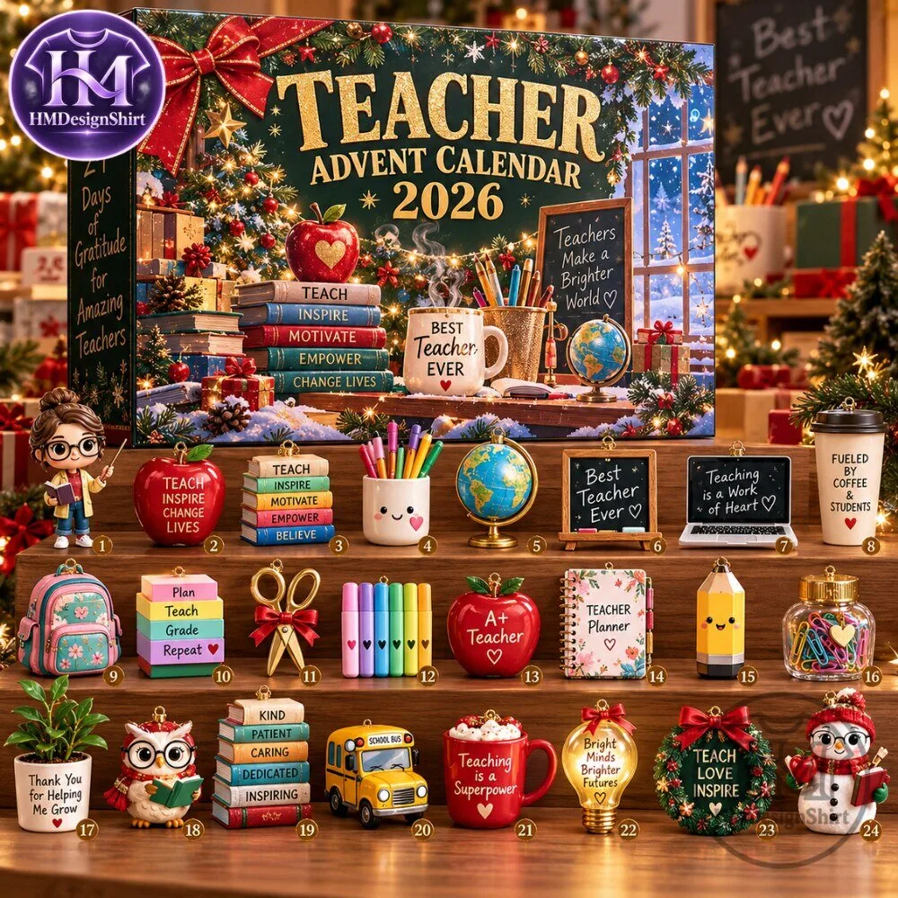 Teacher Advent Calendar Special Edition Teacher 24 Days of Thanks 2026