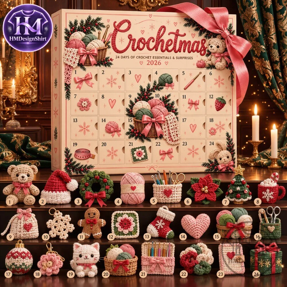 Crochetmas 24 Days Advent Calendar 2026 12 Crochetmas 24 Days Advent Calendar 2026