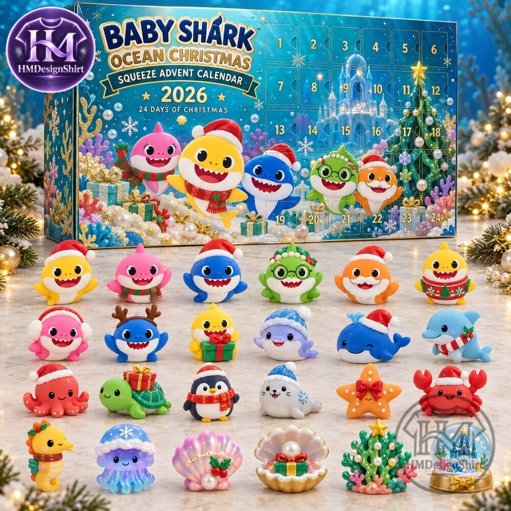 Baby Shark Ocean Christmas Squeeze Advent Calendar 2026 5 Baby Shark Ocean Christmas Squeeze Advent Calendar 2026