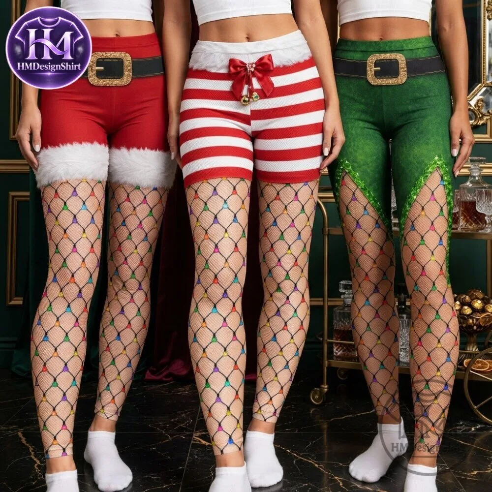 Christmas Festive Santa Elf Shorts Fishnet Tights Set 2026 11 Christmas Festive Santa Elf Shorts Fishnet Tights Set 2026