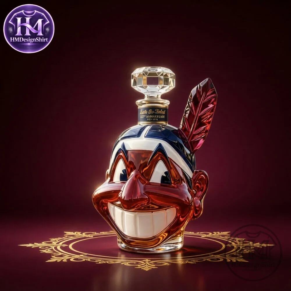 Cleveland Indians 125th Anniversary Chief Wahoo Bottle Decanter Whiskey 2026 11 Cleveland Indians 125th Anniversary Chief Wahoo Bottle Decanter Whiskey 2026