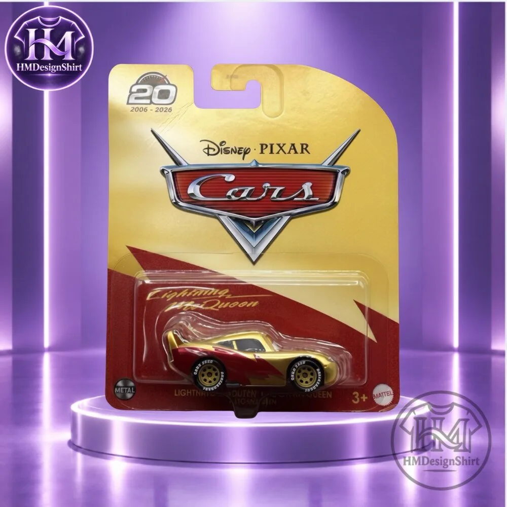 Disney Pixar Cars 20th Anniversary Golden Lightning McQueen Hotwhell 2026 5 Disney Pixar Cars 20th Anniversary Golden Lightning McQueen Hotwhell 2026