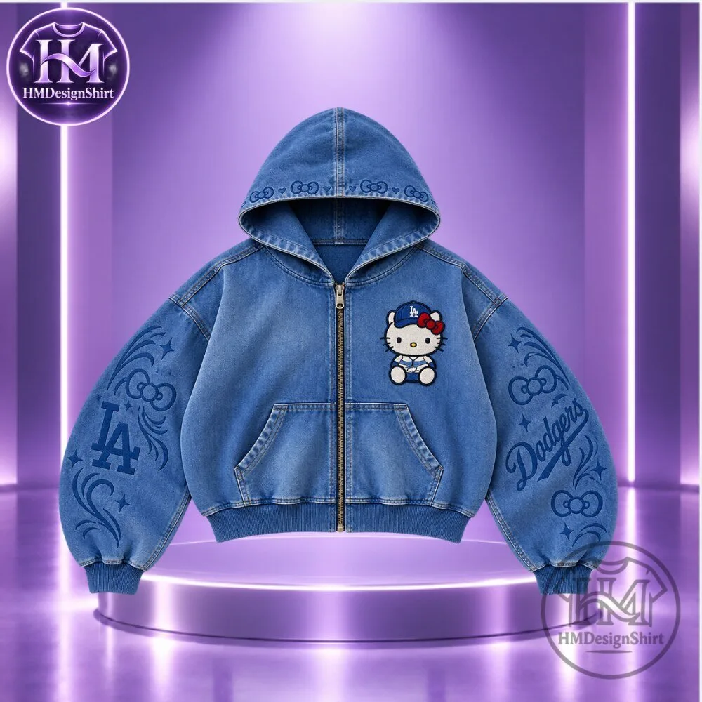 Hello Kitty Los Angeles Dodgers Zip Hoodie 2026 8 Hello Kitty Los Angeles Dodgers Zip Hoodie 2026