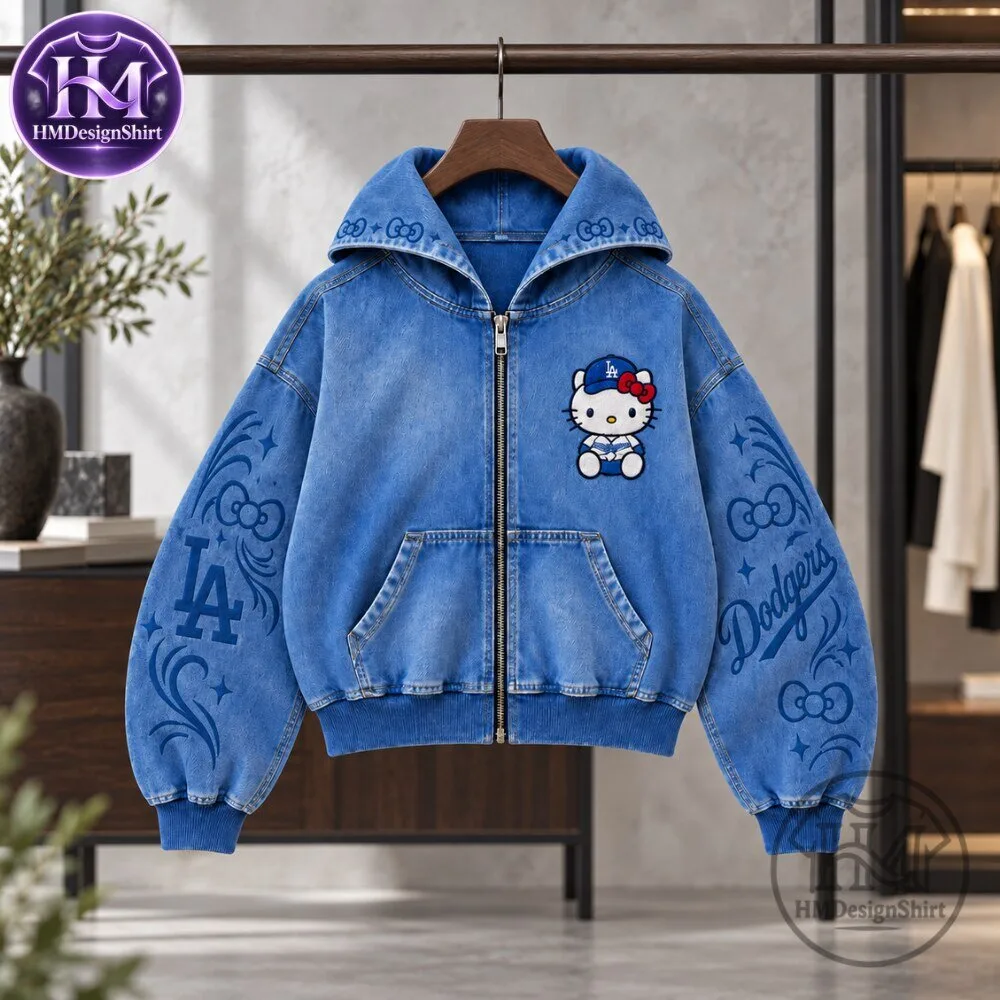 Hello Kitty Los Angeles Dodgers Zip Hoodie 2026 11 Hello Kitty Los Angeles Dodgers Zip Hoodie 2026
