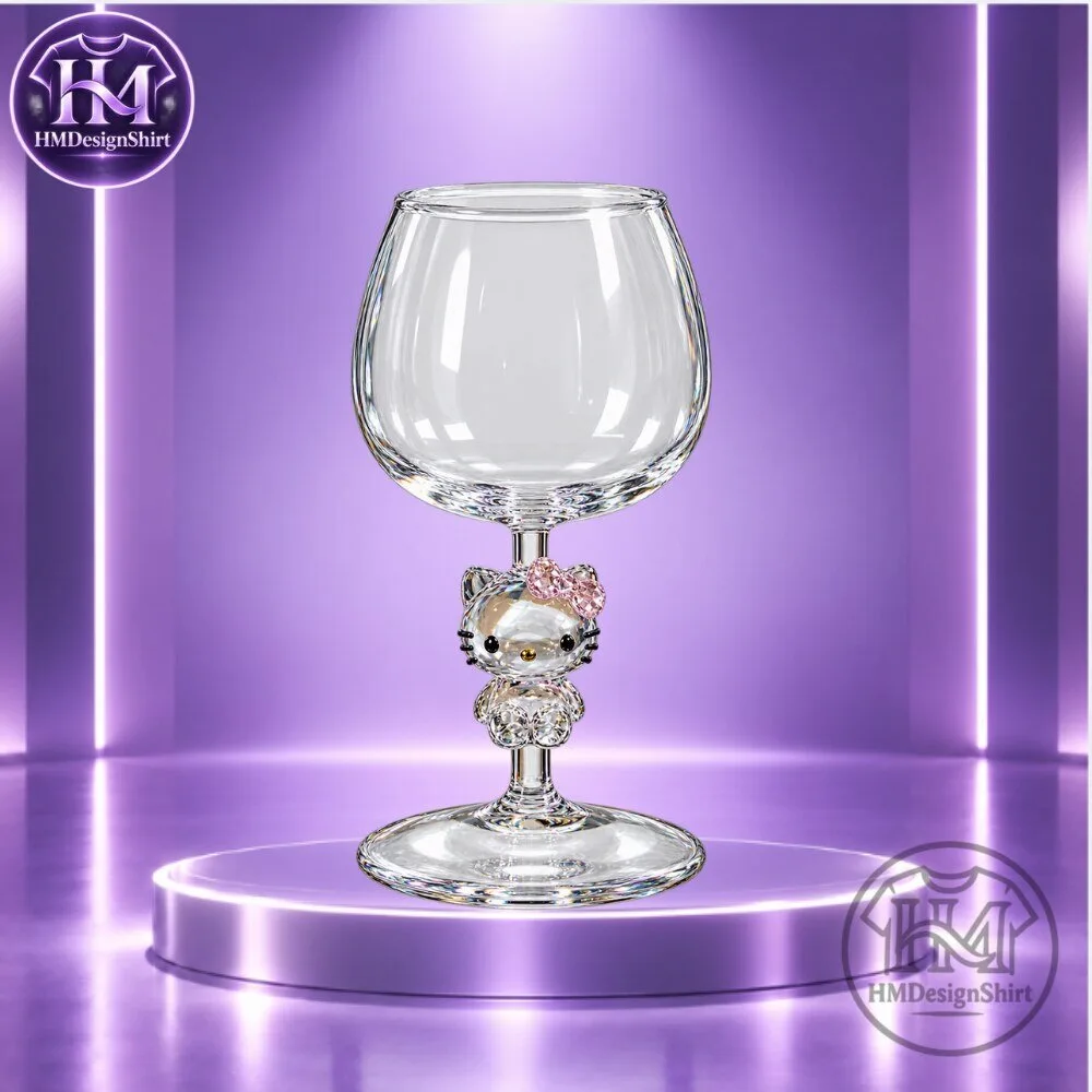 Hello Kitty Crystal Wine Glass 2026