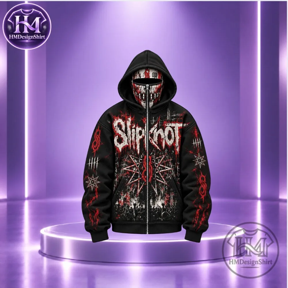 Slipknot band Zip Up Hoodie 2026 9 Slipknot band Zip Up Hoodie 2026
