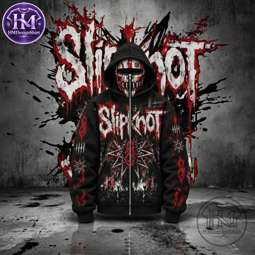 Slipknot band Zip Up Hoodie 2026 11 Slipknot band Zip Up Hoodie 2026