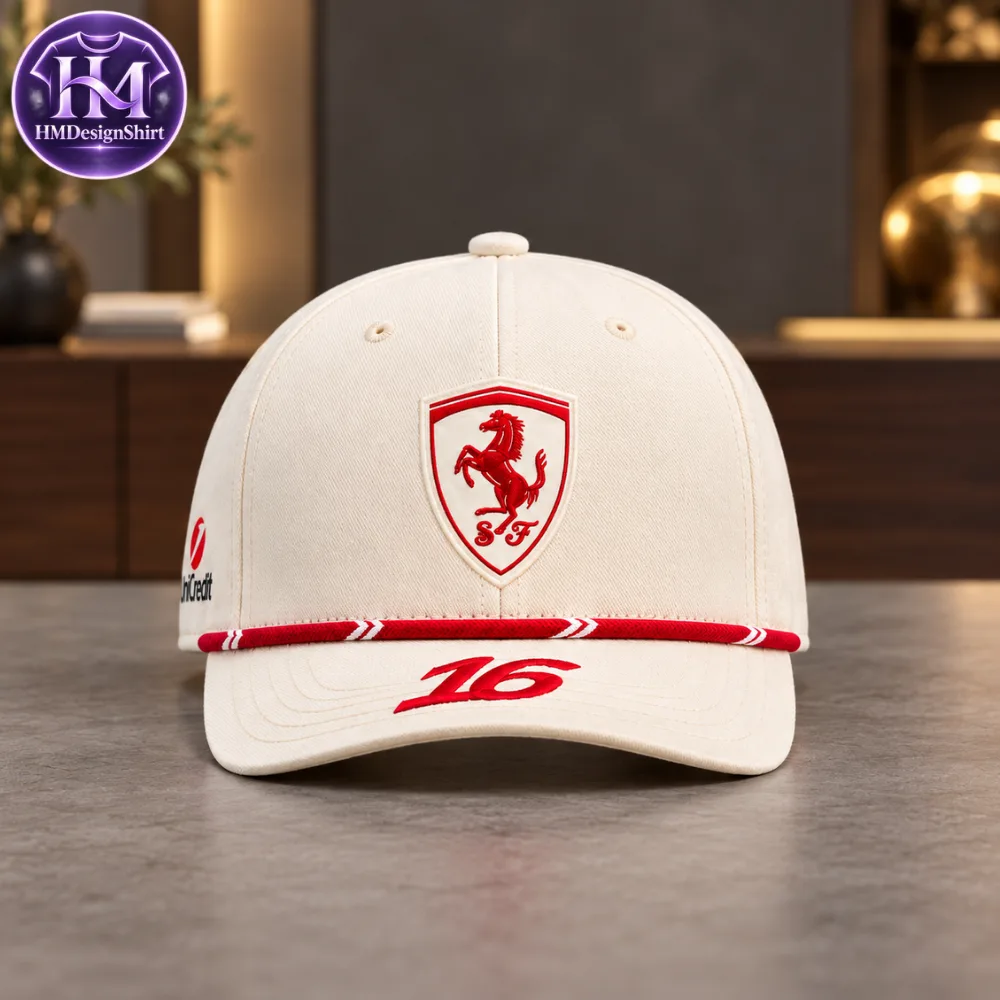 16 Scuderia Ferrari 2026 Charles Leclerc Monaco GP Special Edition Homerace Cap — image 5
