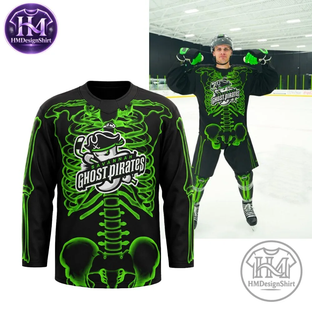 Savannah Ghost Pirates Bones Halloween-Themed Hockey Jersey 2026 10 Savannah Ghost Pirates Bones Halloween-Themed Hockey Jersey 2026