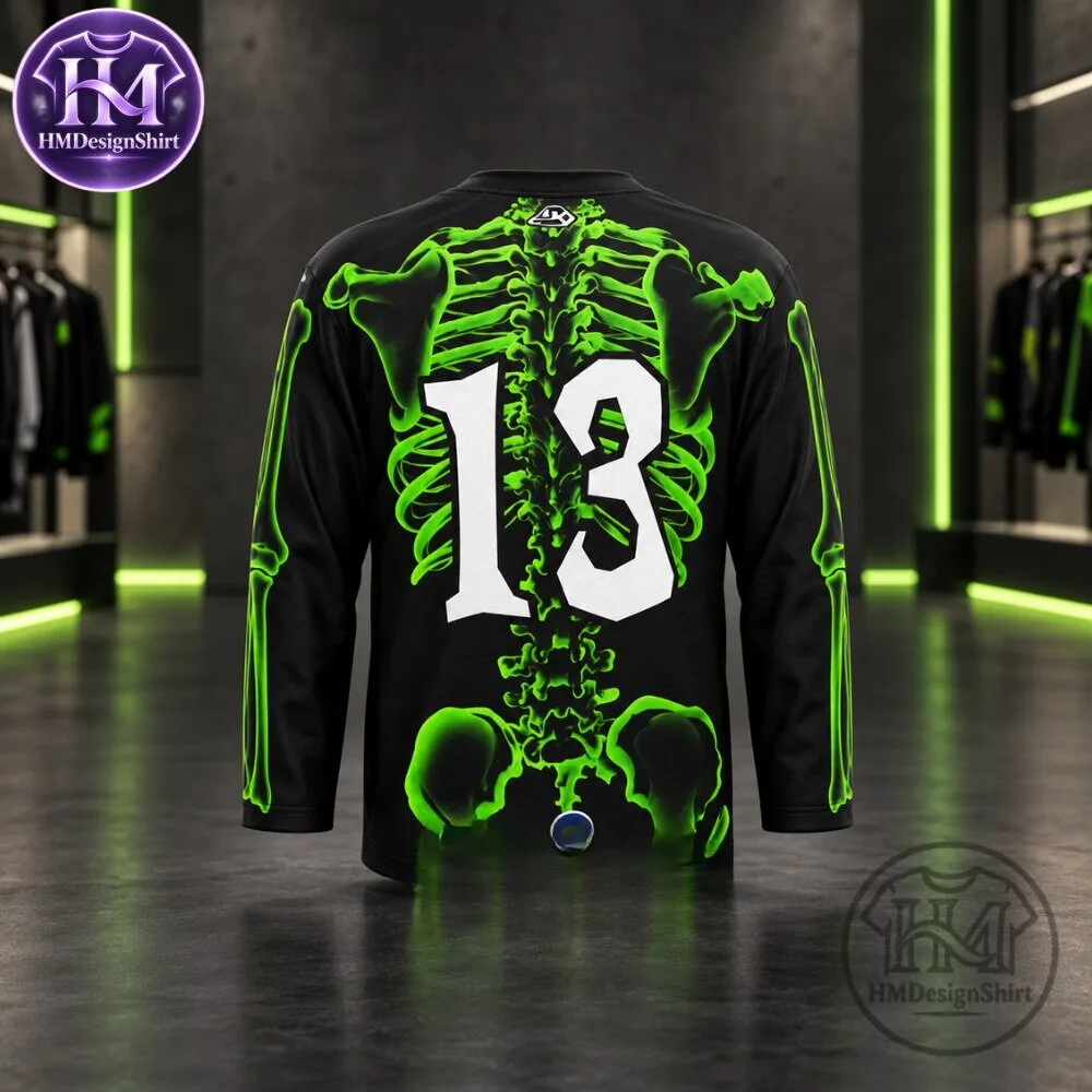 Savannah Ghost Pirates Bones Halloween-Themed Hockey Jersey 2026 13 Savannah Ghost Pirates Bones Halloween-Themed Hockey Jersey 2026