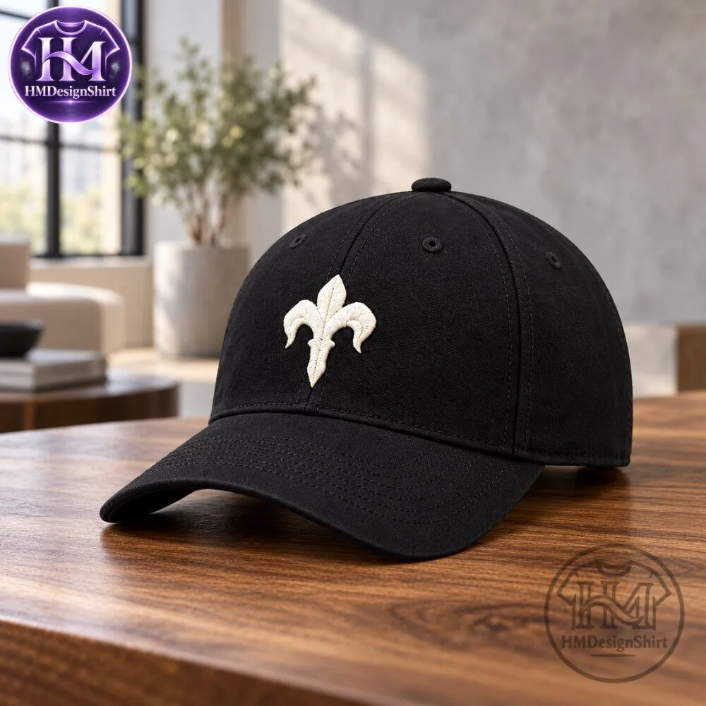 Fleur-de-lis Embroidered Black Baseball Cap Hat 2026 13 Fleur-de-lis Embroidered Black Baseball Cap Hat 2026